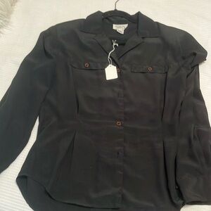 Christian Dior Black Chemise